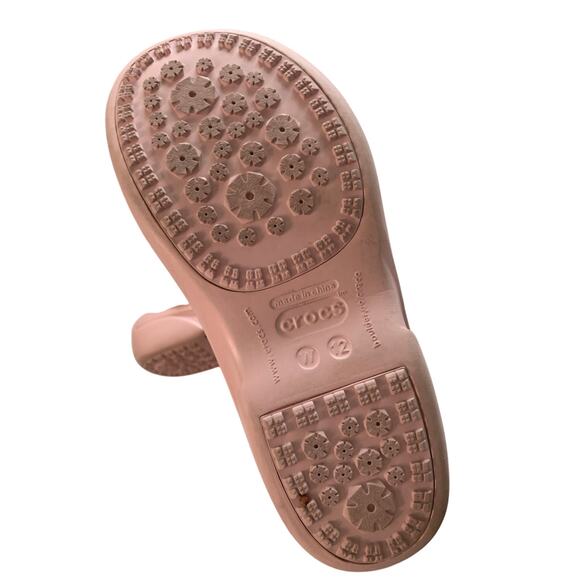 Crocs Nadia Winter Boots, Sherpa Fleeces Lined Pink, size 12 - Picture 3 of 8